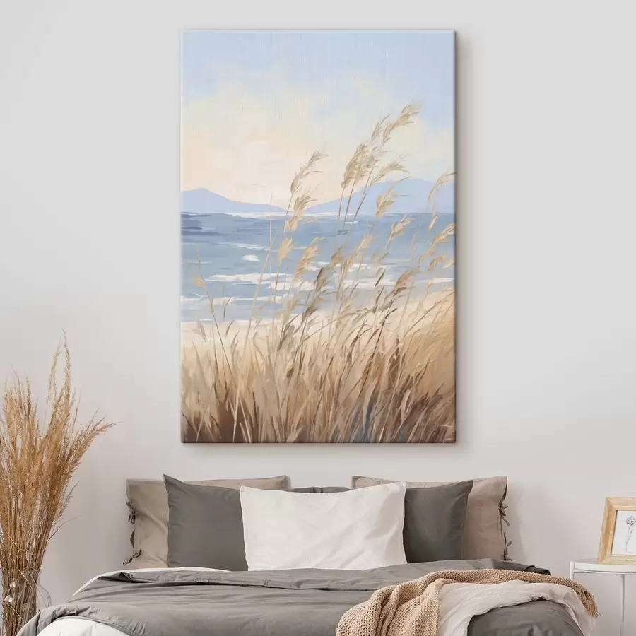 Obraz Malba napodobující pobřežní krajinu Č. s48679