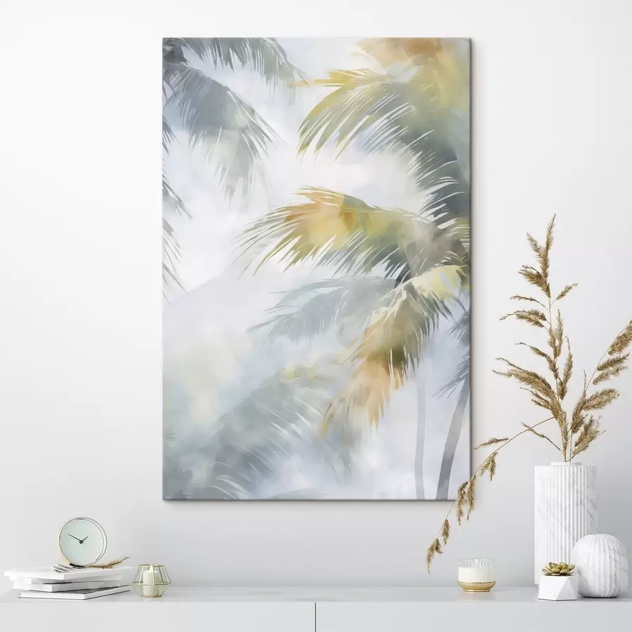 Obraz Abstraktní malba napodobující rostlinstvo Č. s48686