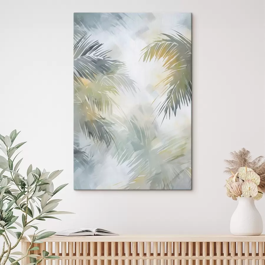 Obraz Abstraktní malba napodobující rostlinstvo Č. s48687