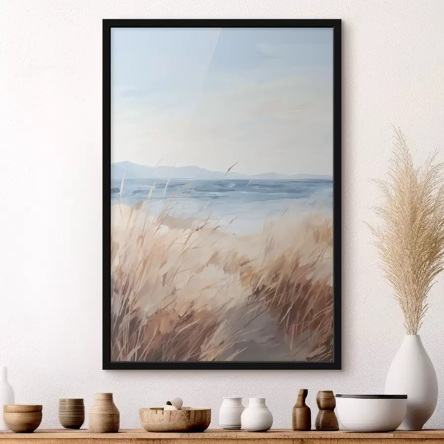 Fototapet Malířská imitace pobřežní krajiny f48678