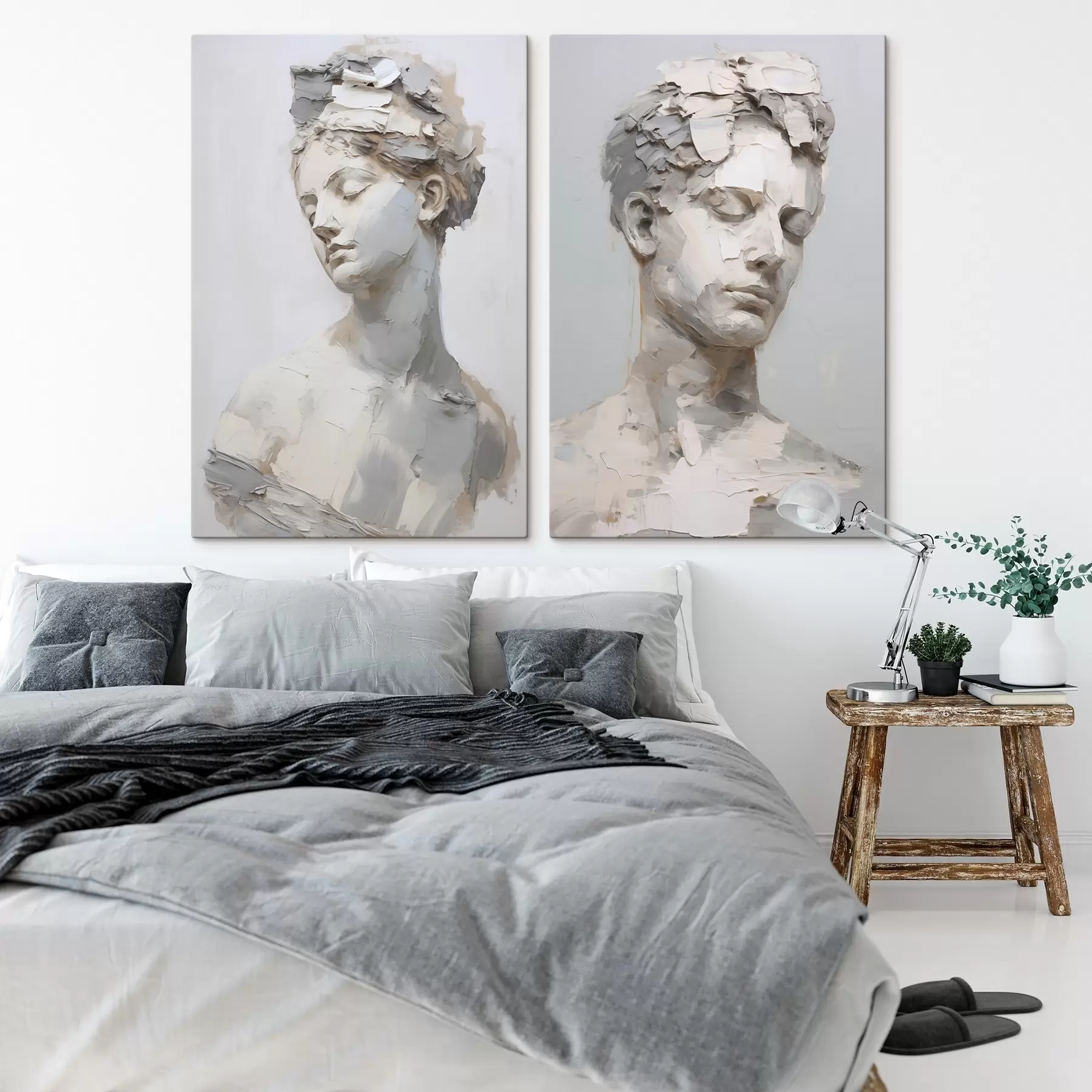 Obraz Starožitná busta inspirovaná obrazem Č. m30293