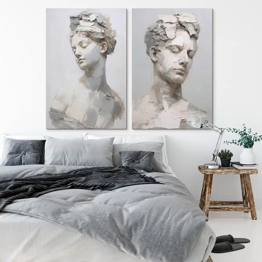 Obraz Starožitná busta inspirovaná obrazem Č. m30293