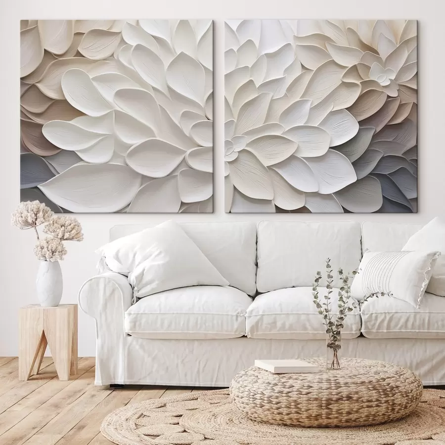 Obraz Abstraktní okvětní lístky – malířská imitace Č. m30296