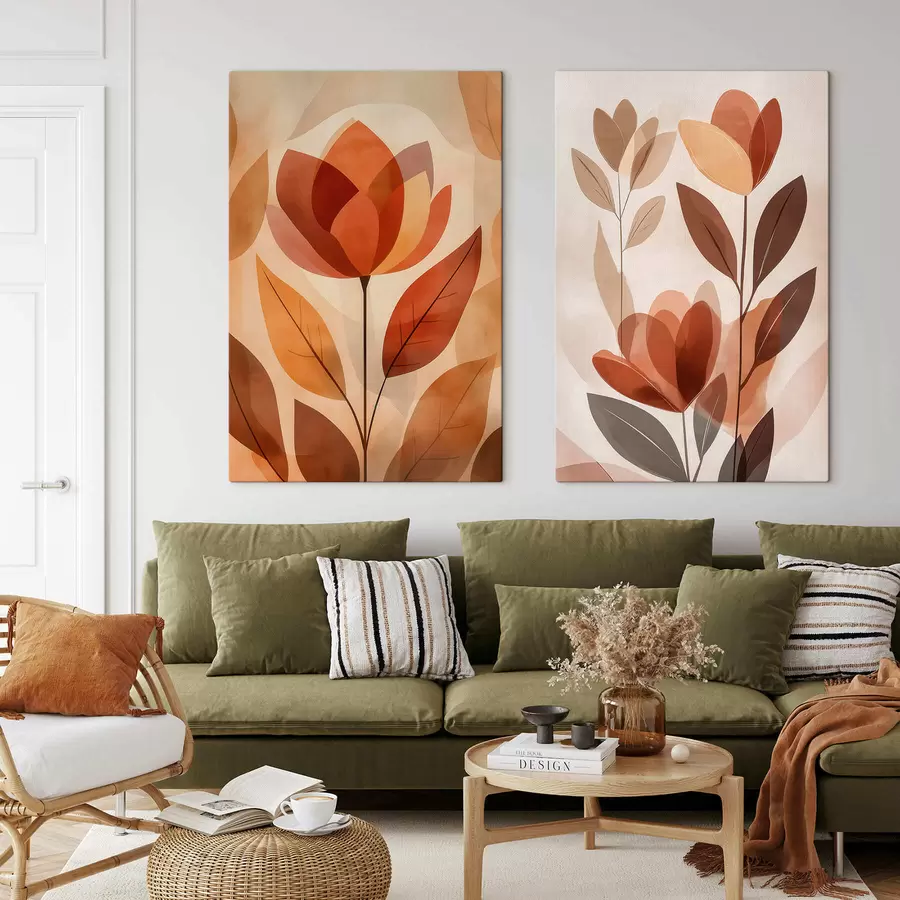 Fototapet Boho květiny m30308