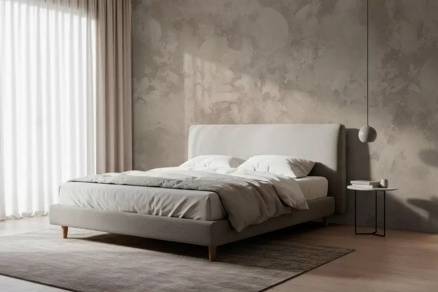 Fototapet Abstraktní textura štětce v béžových tónech ve stylu minimalismu w05160
