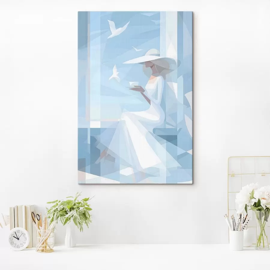 Obraz ranní káva u moře Č. s48792