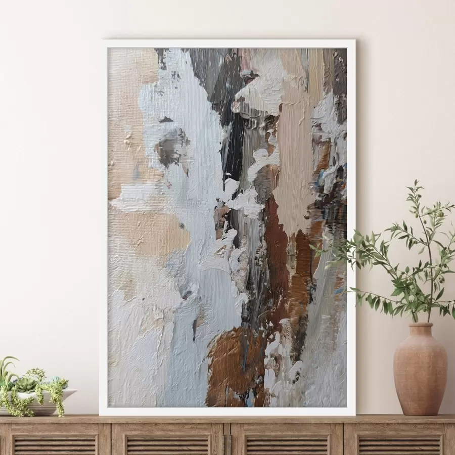 Fototapet výrazová abstrakce; napodobování malby f48783