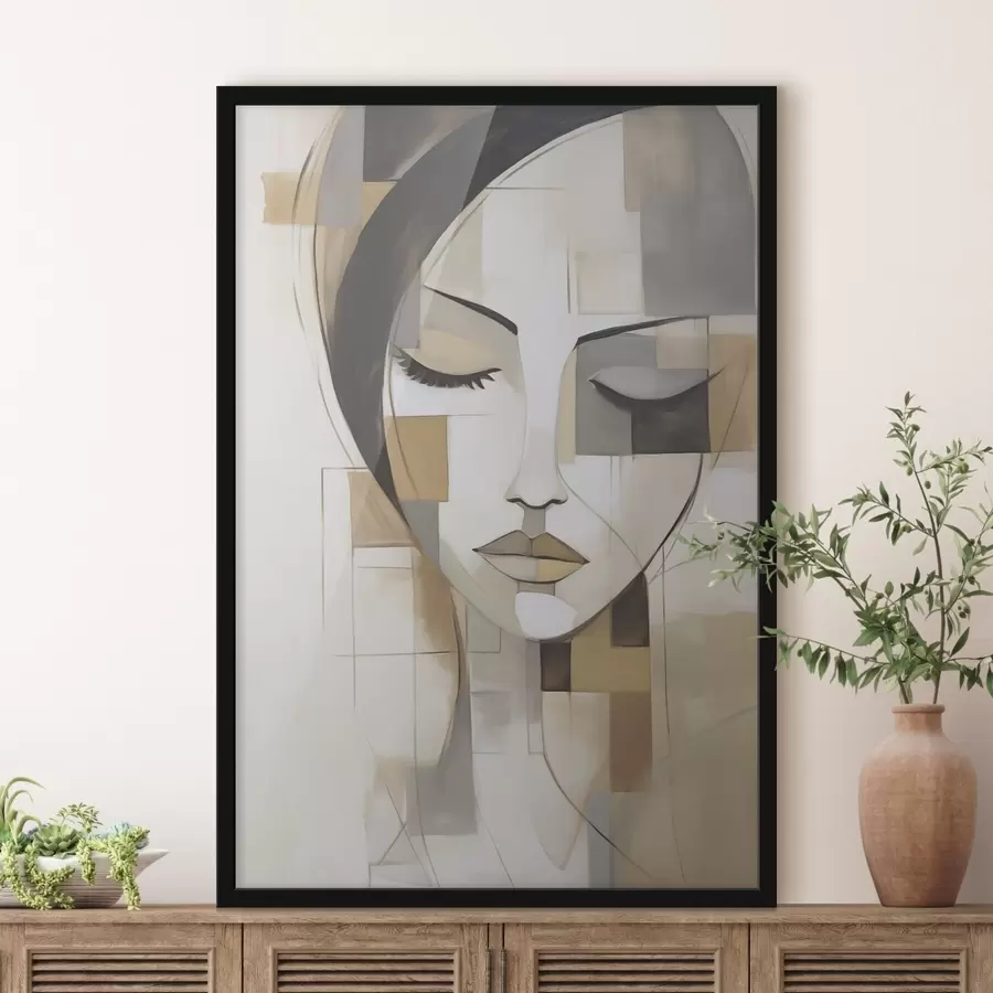 Fototapet Abstraktní portrét f48762