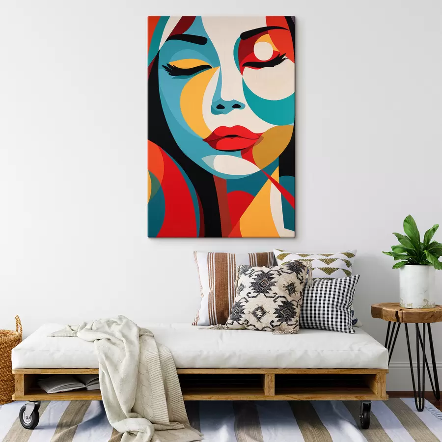 Obraz Abstraktní portrét Č. s48948