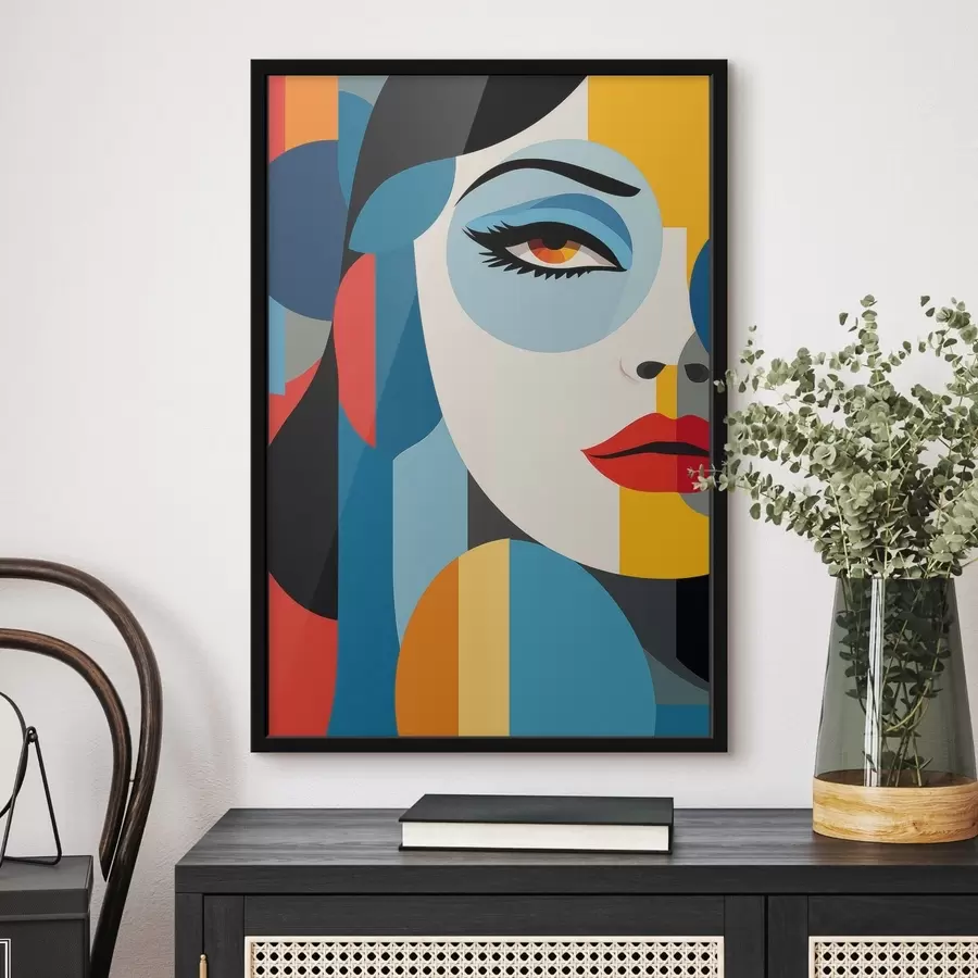 Fototapet Abstraktní portrét f48949