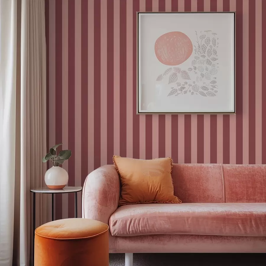 Fototapet Růžové a světlé svislé pruhy a01179v3