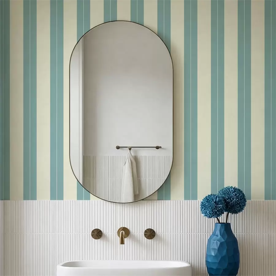 Fototapet Modré svislé pruhy ve stylu minimalismu a01181v5