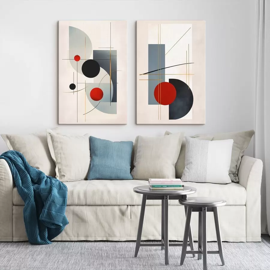 Obraz Geometrické abstrakce Č. m30388