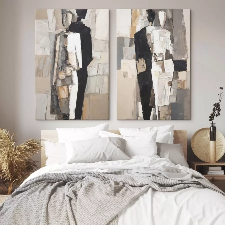 Obraz Abstraktní siluety páru Č. m30391