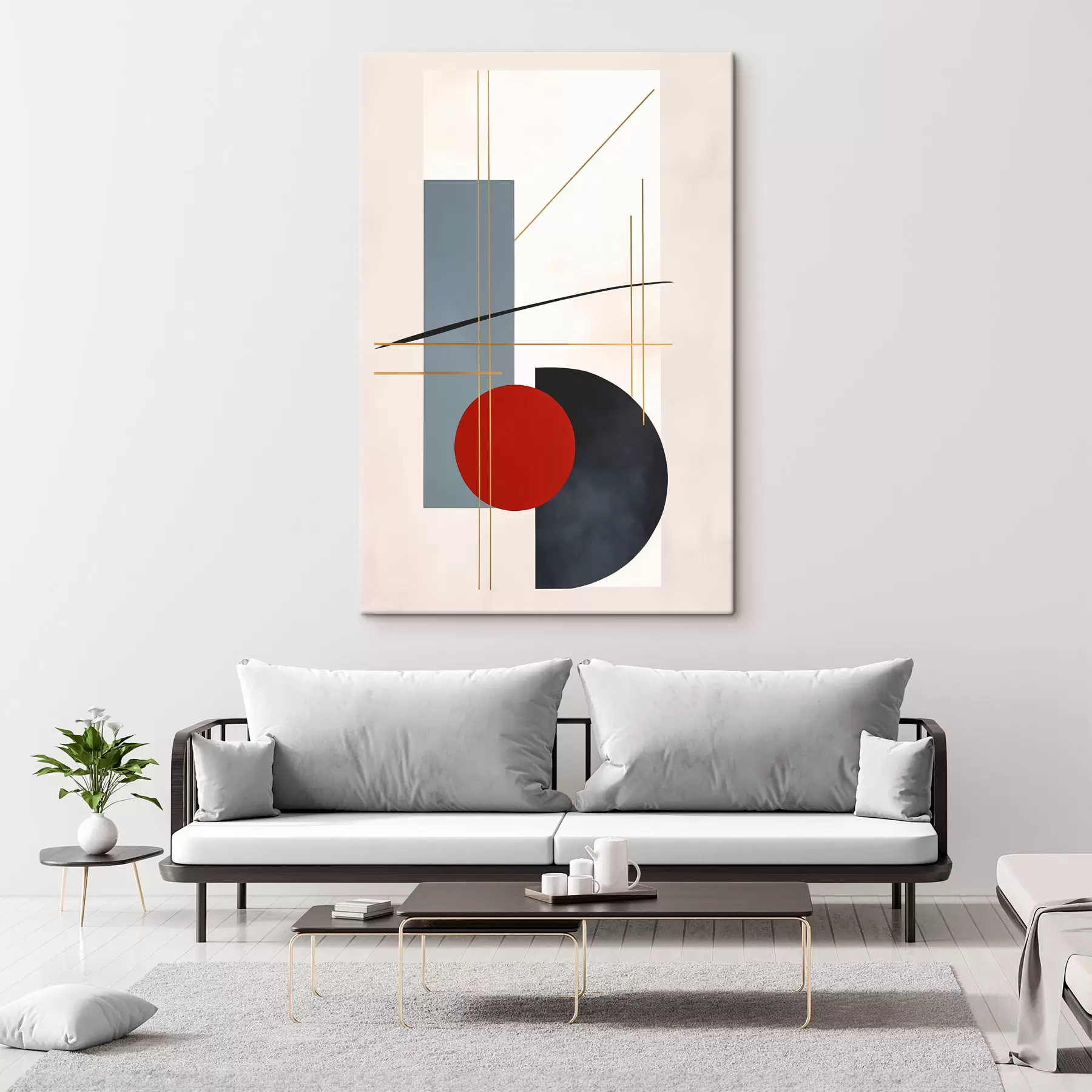 Obraz Geometrické abstrakce Č. s48695