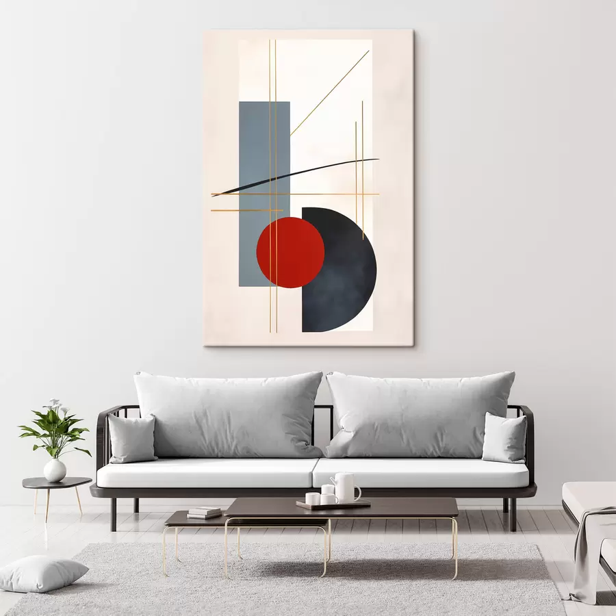 Obraz Geometrické abstrakce Č. s48695