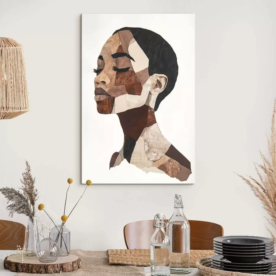 Obraz Abstraktní portrét ženy Č. s48923