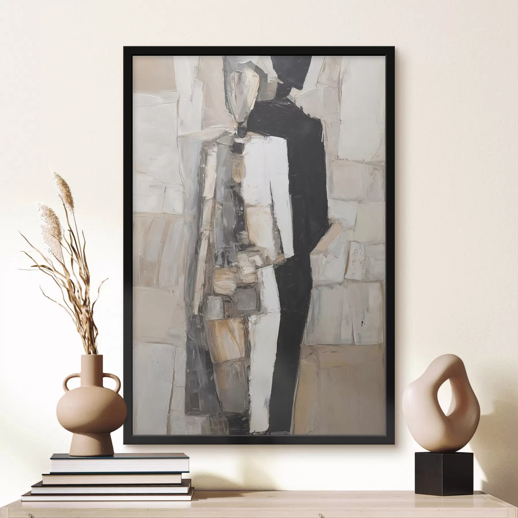 Fototapet Abstraktní siluety páru f48924