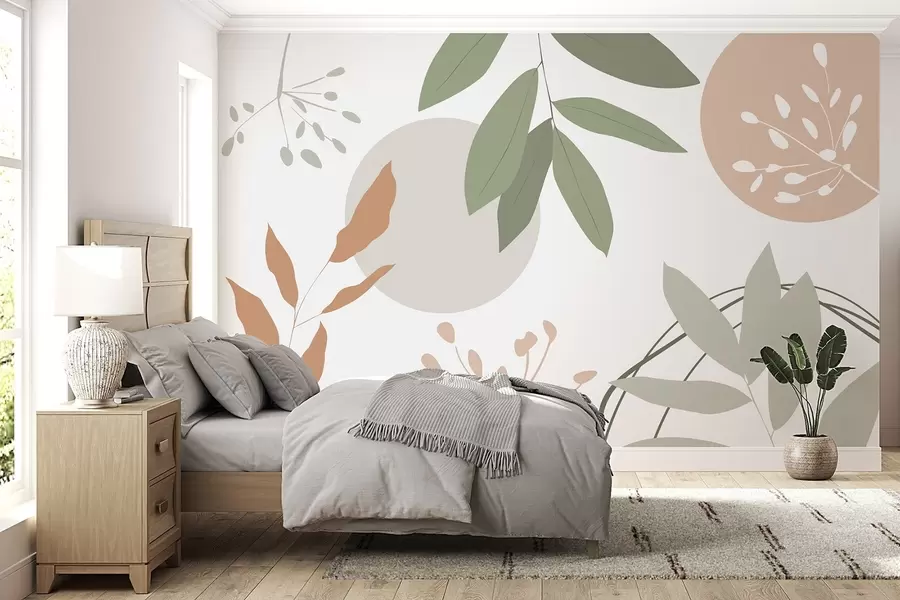 Fototapet Abstrakce s rostlinami w05552v2