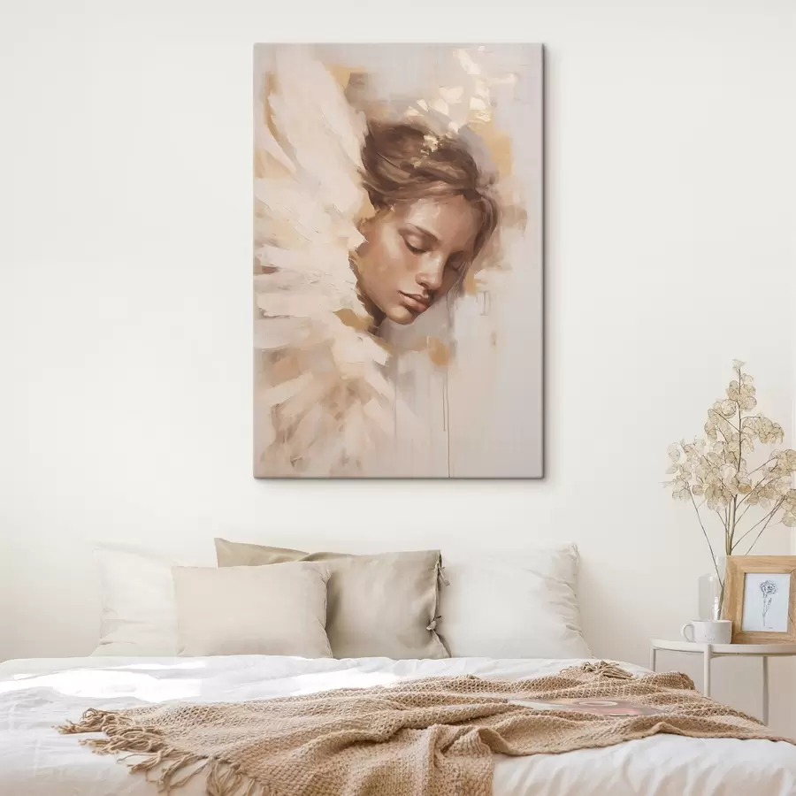 Obraz Dívka s andělským křídlem Č. s48980