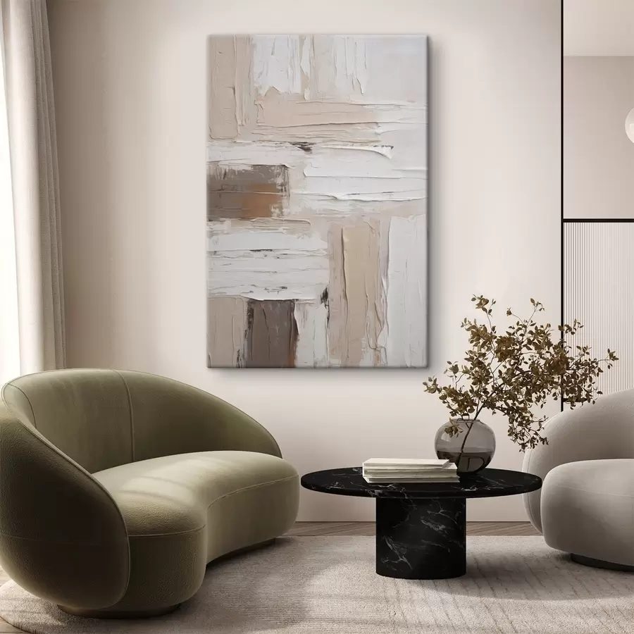 Obraz Abstrakce napodobující malbu Č. s48981