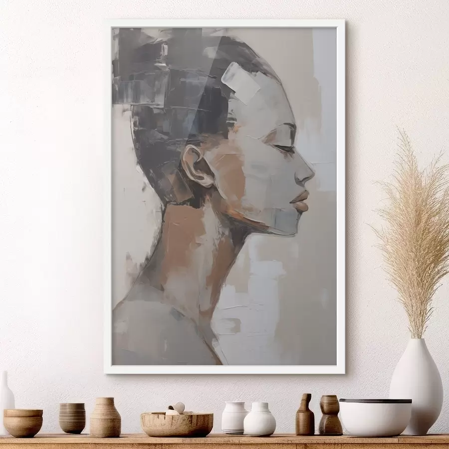 Fototapet Portrét ženy ve stylu malířské imitace f48975