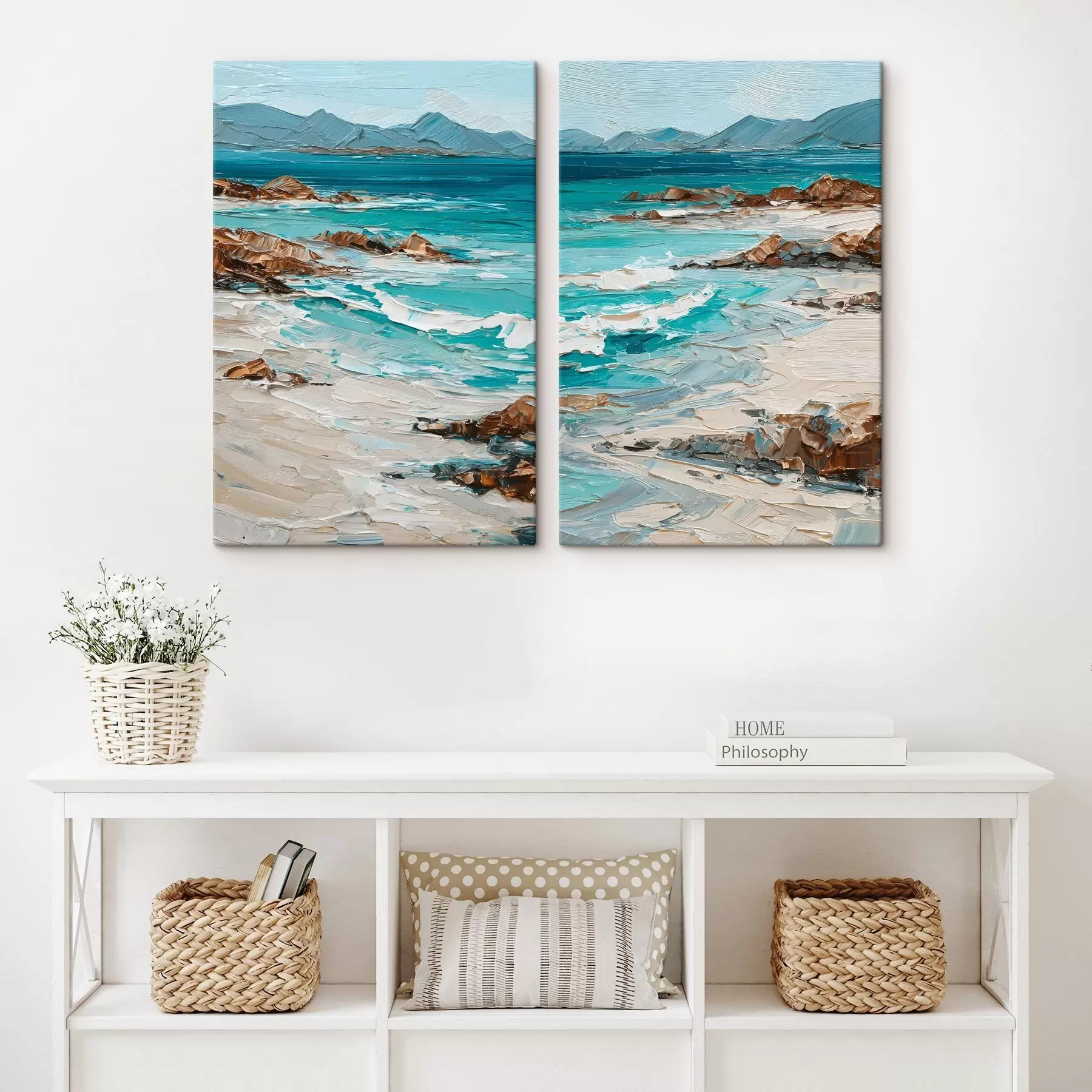 Obraz mořská krajina s útesy Č. m30432