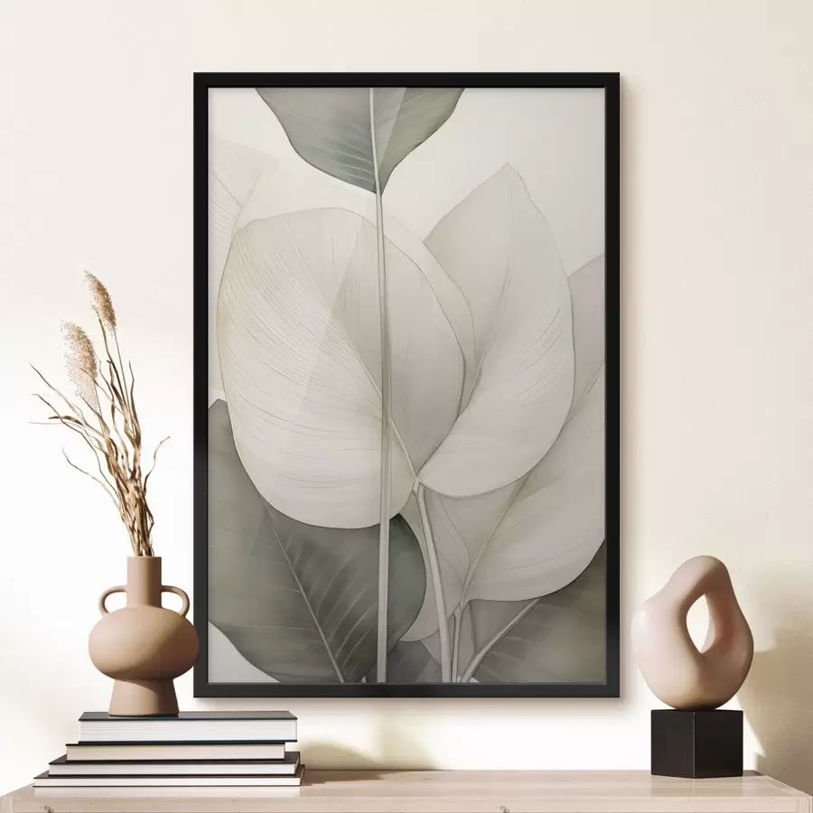 Fototapet Detailní záběr botanických listů f49027