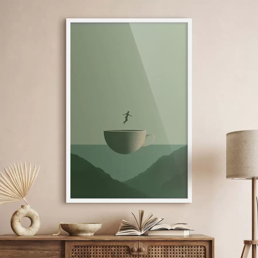 Fototapet Pohár nad horami f49028