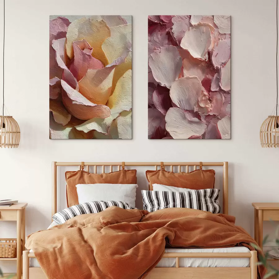 Obraz Květiny s texturou Č. m30424