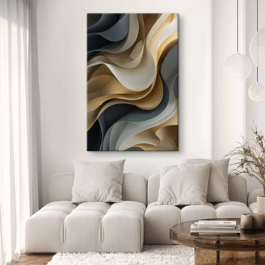 Obraz Abstraktní vlny Č. s49033