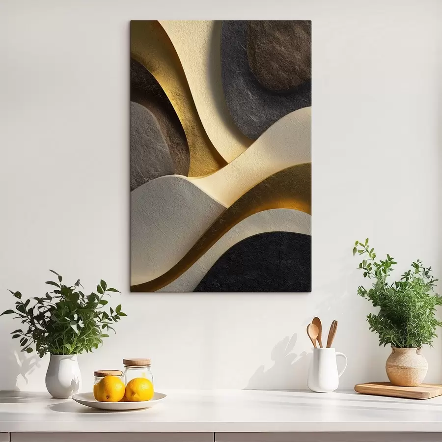 Obraz Plynulé tvary Č. s49034