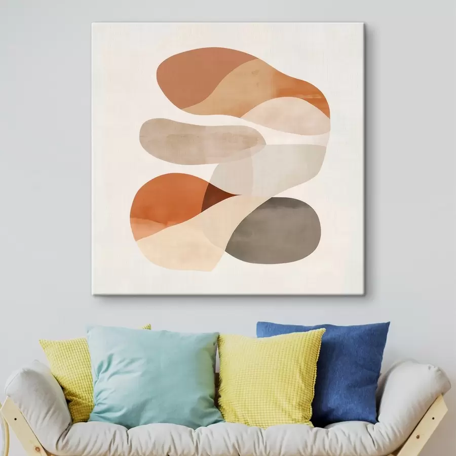 Obraz Harmonie průsvitných okvětních lístků a jemných tvarů v minimalistickém stylu Č. s48864