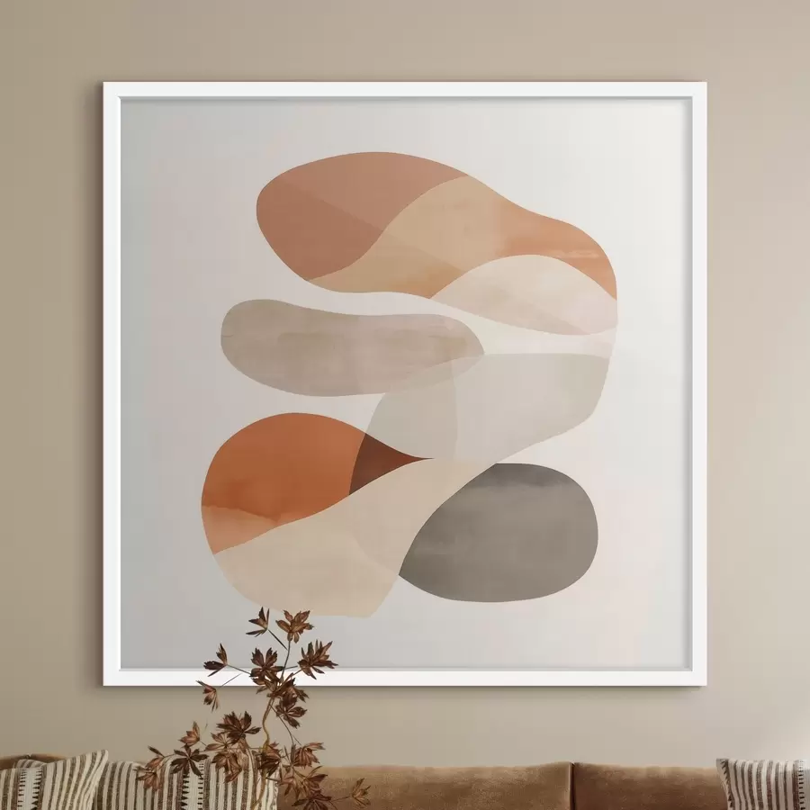 Fototapet Harmonie průsvitných okvětních lístků a jemných tvarů v minimalistickém stylu f48864