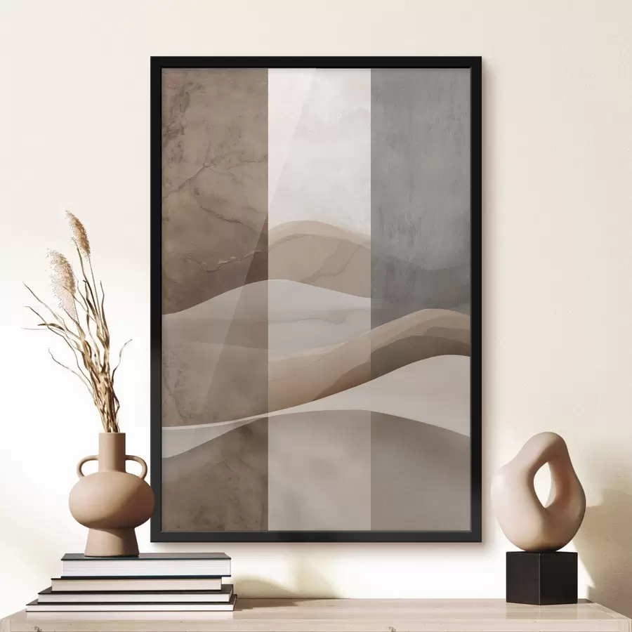 Fototapet Abstraktní vrstvy písku f49040