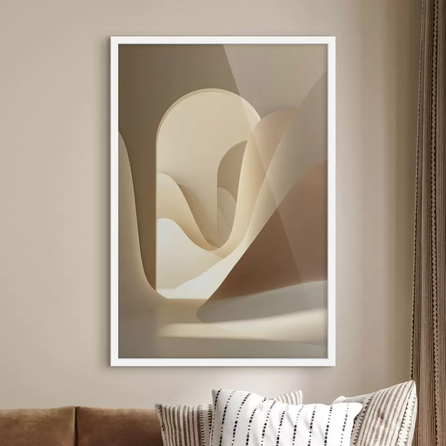 Fototapet Abstraktní architektonická krajina f49043