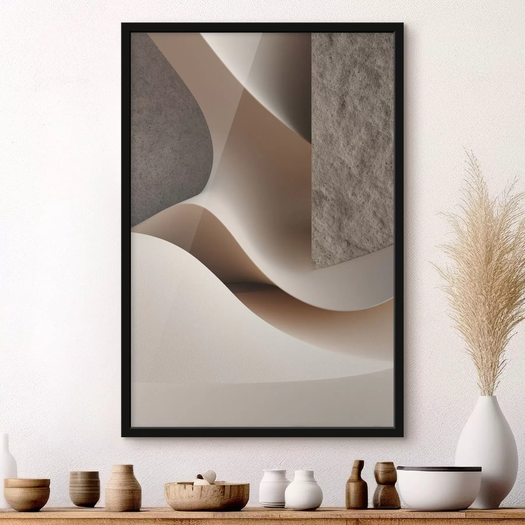 Fototapet Texturovaný pískový tok f49044