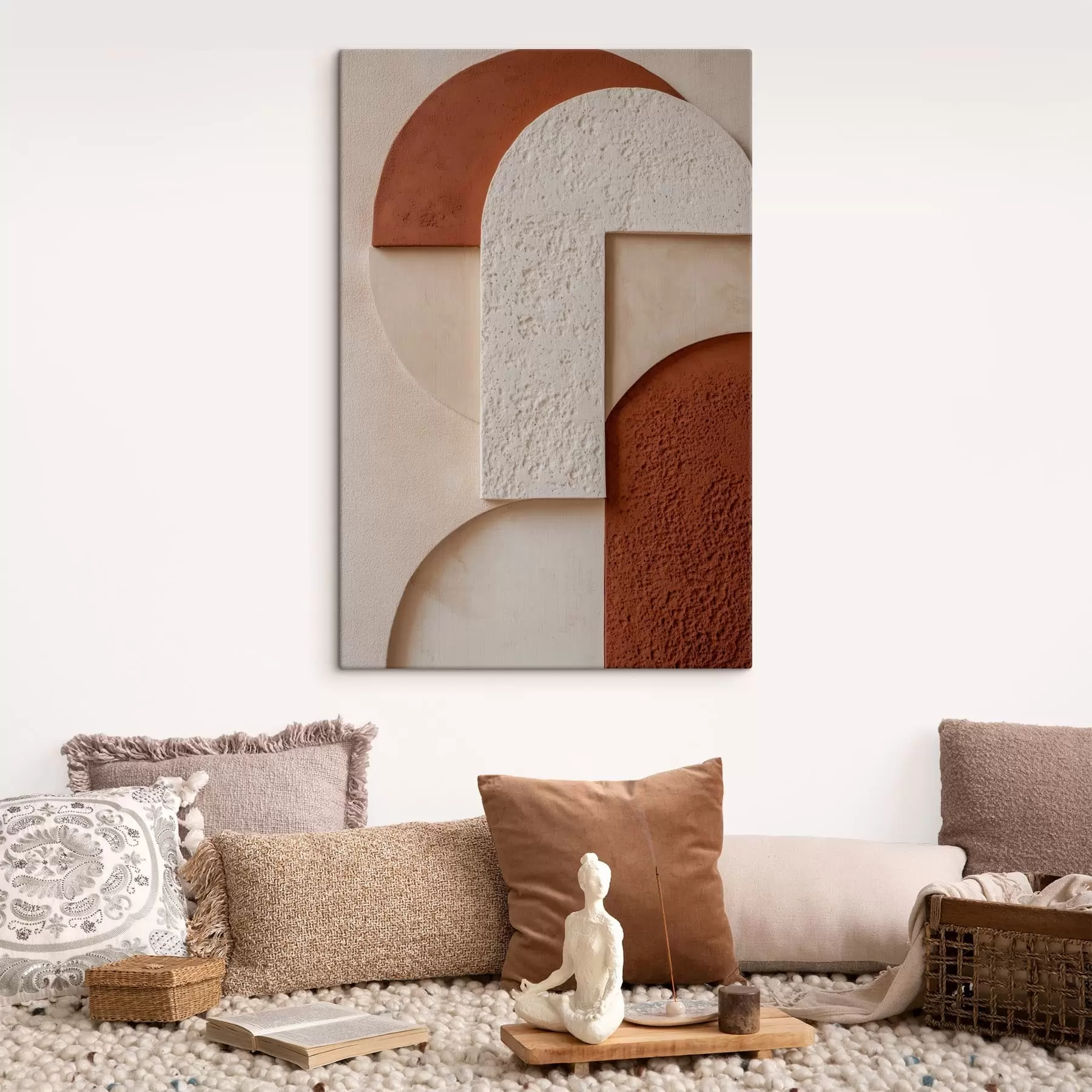Obraz Abstraktní geometrické tvary s texturou Č. s49212