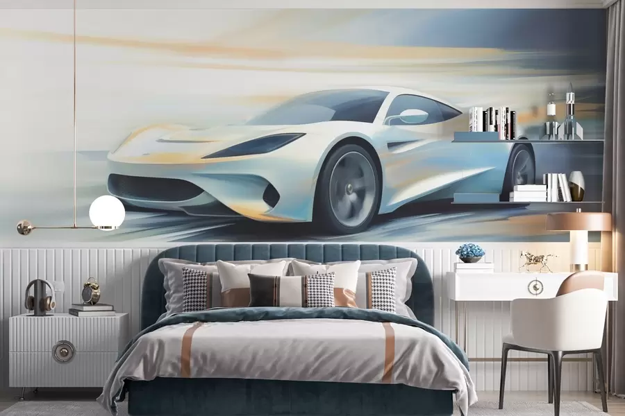 Fototapet Abstraktní auto w05636