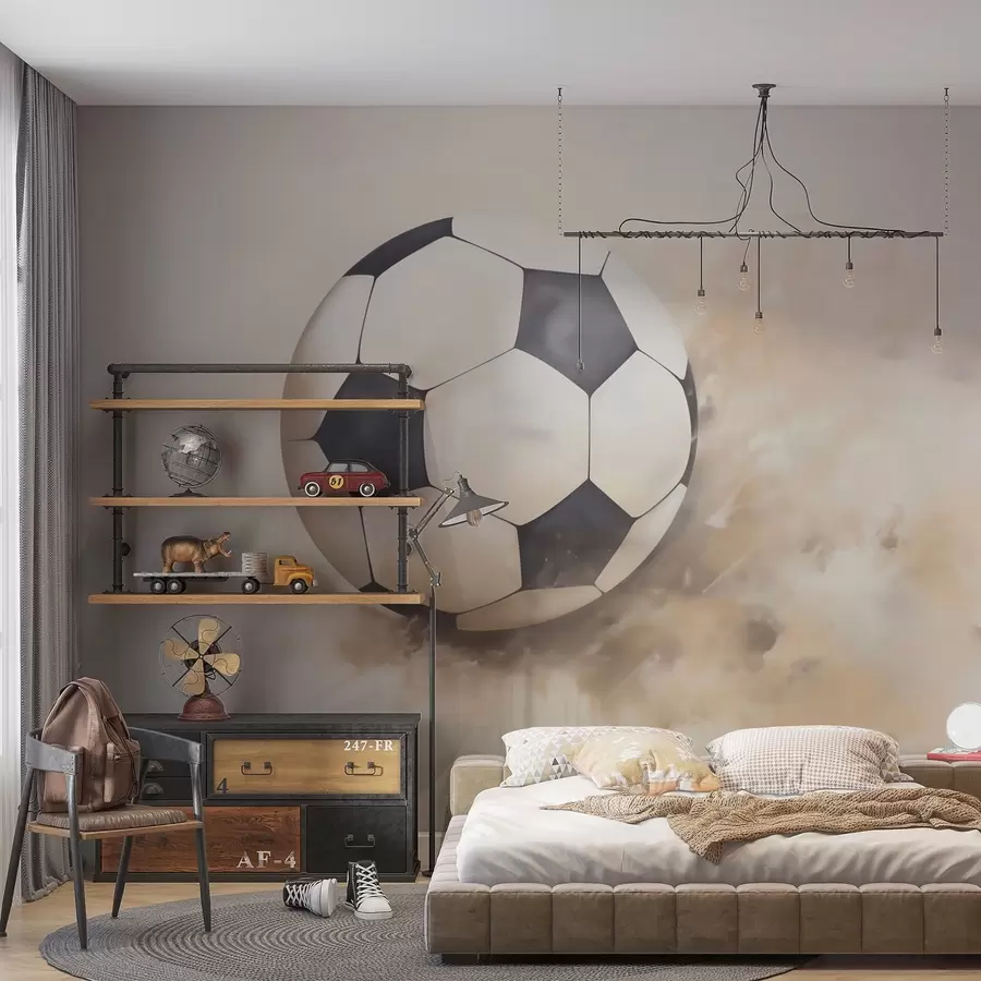 Fototapet Obraz znázorňující fotbalový míč w05640