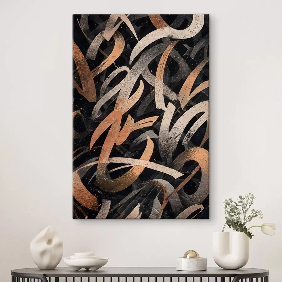 Obraz Moderní kaligrafie ve stylu graffiti Č. s49246