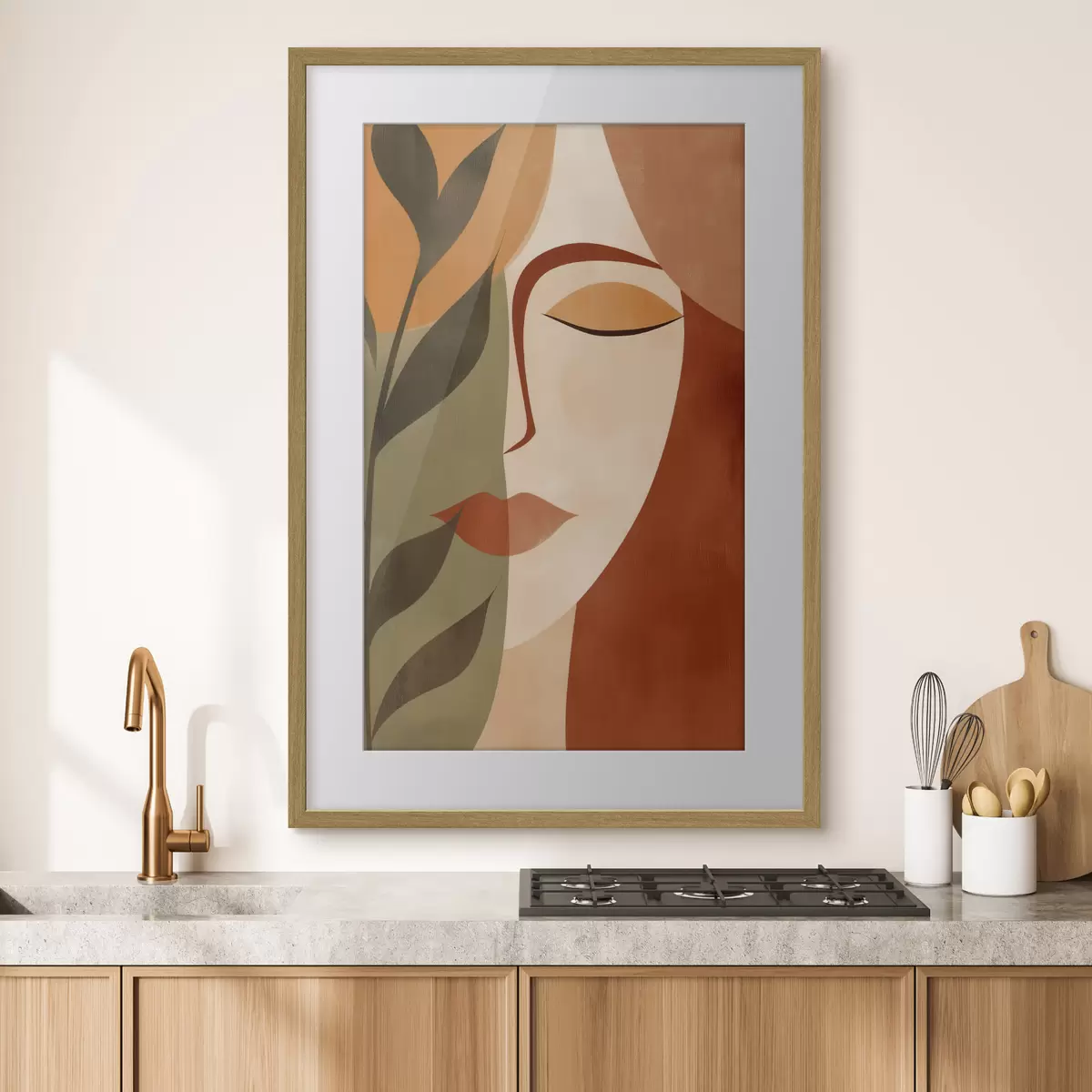 Poster Abstraktní portrét f49450