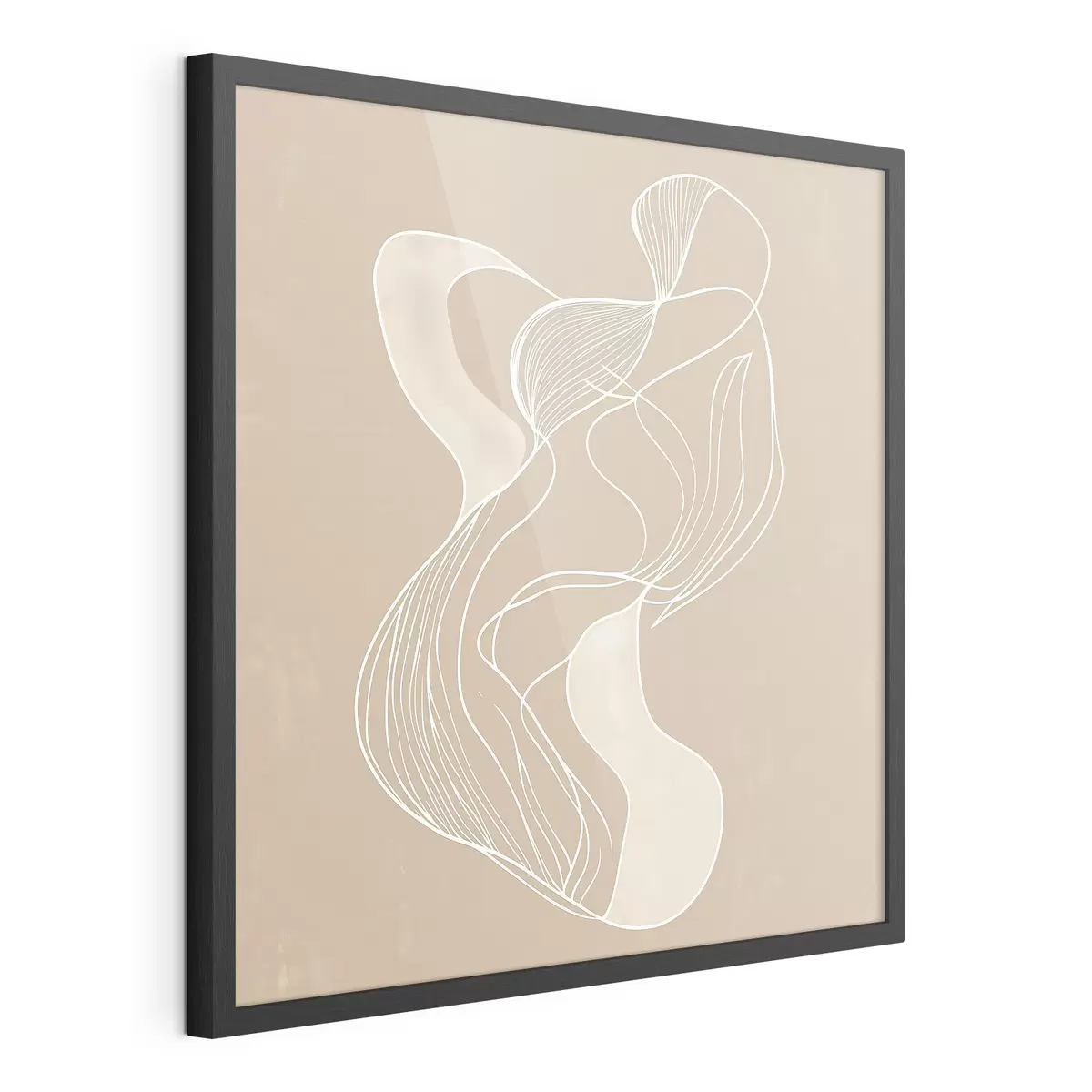 Poster Elegantní abstraktní motiv tvořený tenkými čarami v duchu současného umění f48876