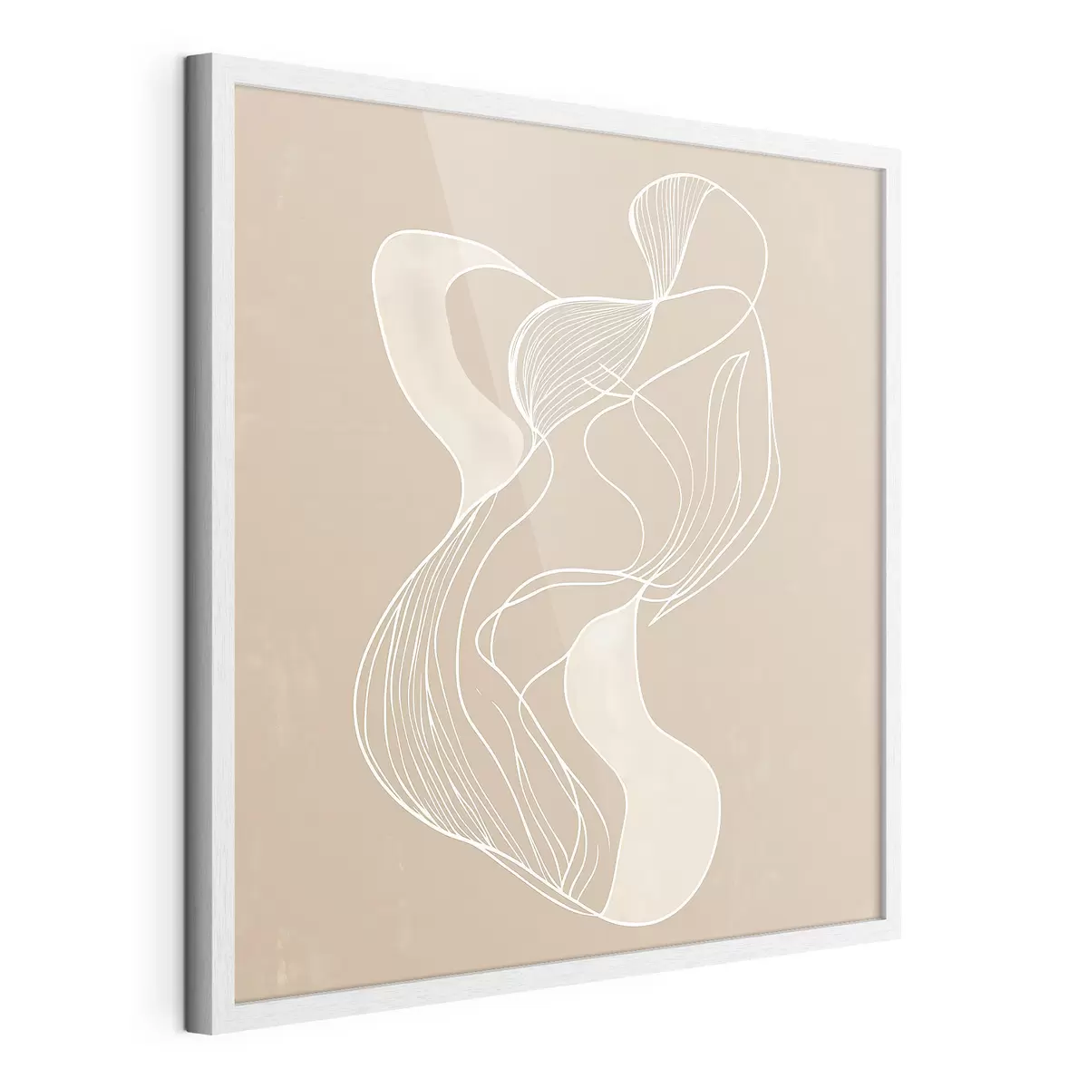Poster Elegantní abstraktní motiv tvořený tenkými čarami v duchu současného umění f48876