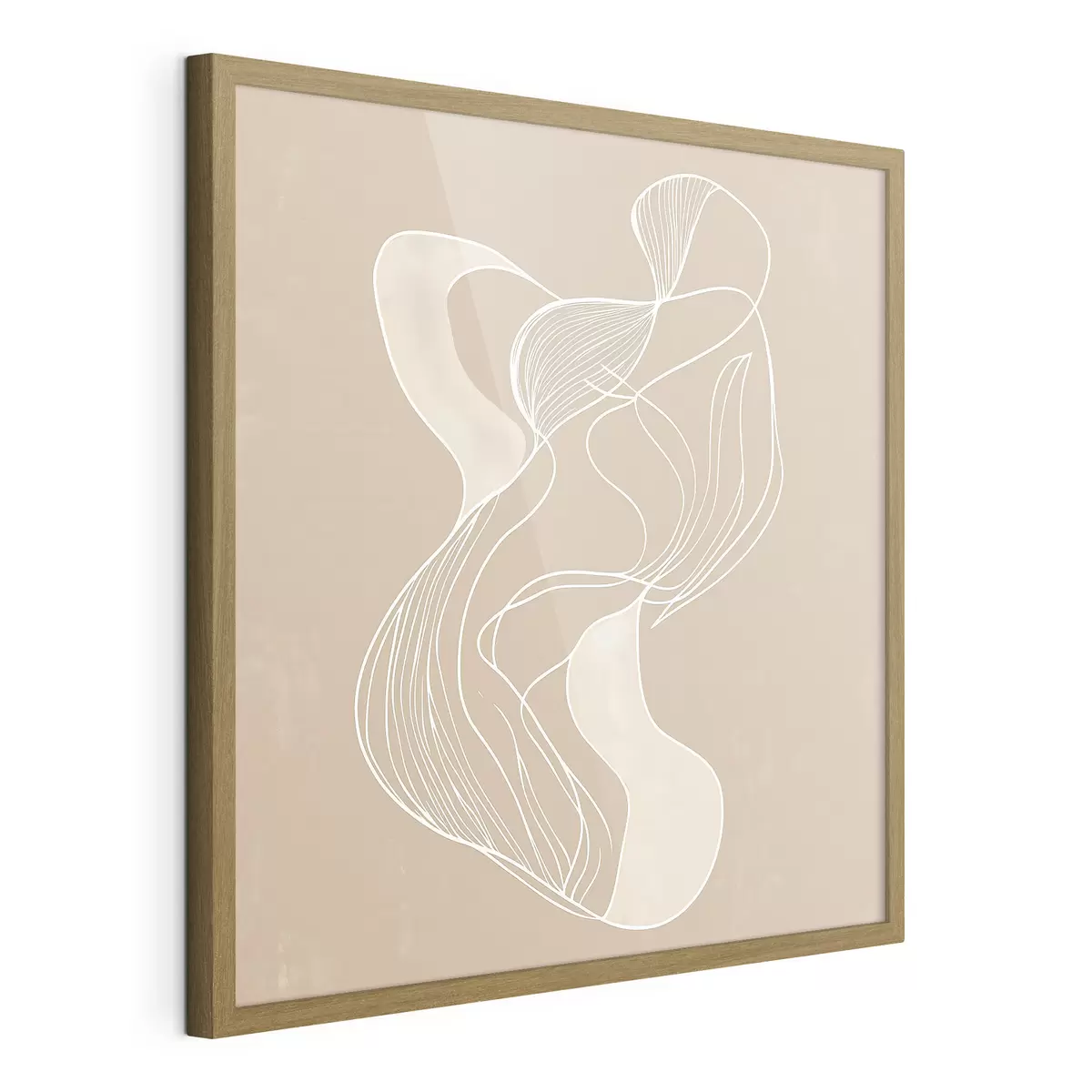 Poster Elegantní abstraktní motiv tvořený tenkými čarami v duchu současného umění f48876