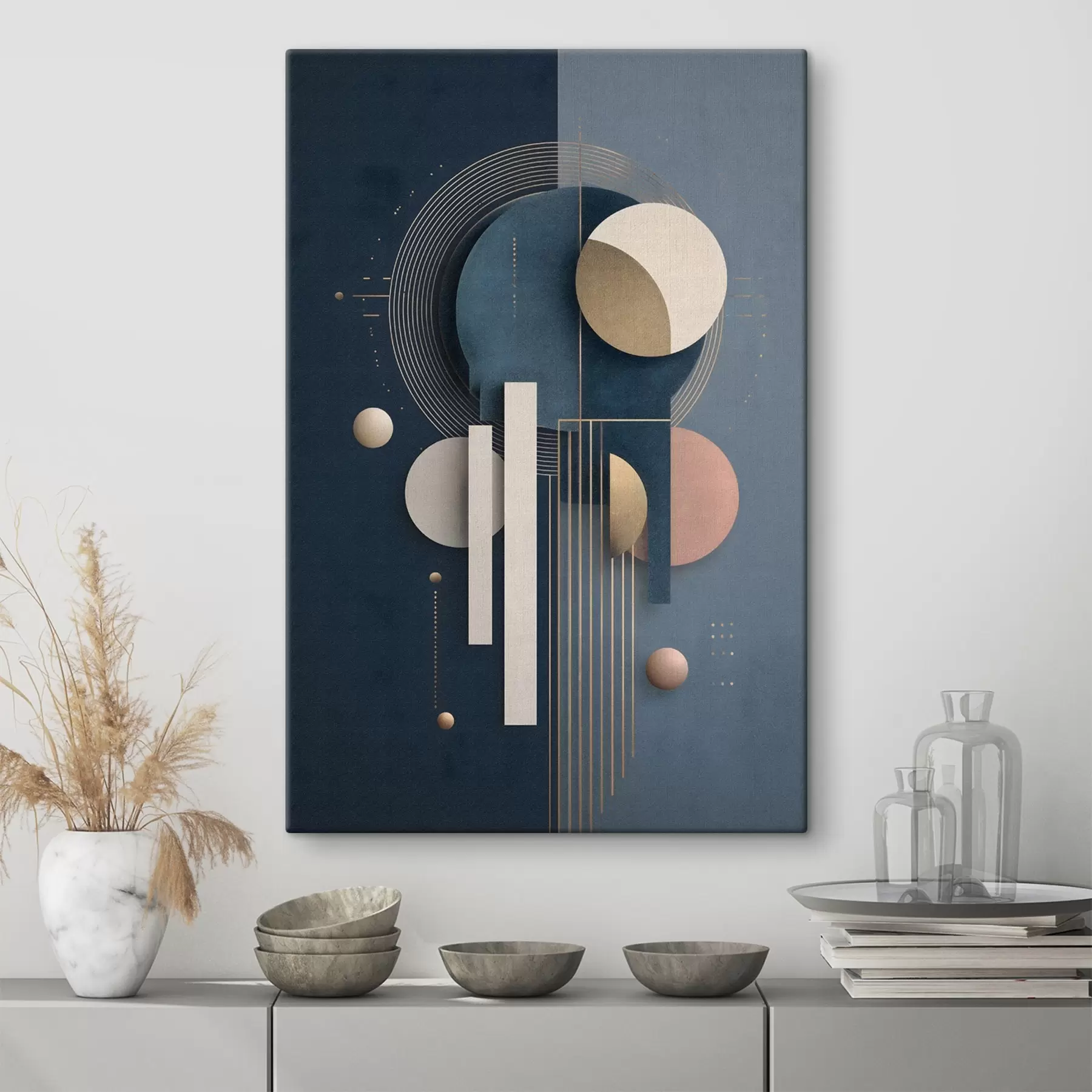 Obraz Abstraktní geometrie Č. s49430