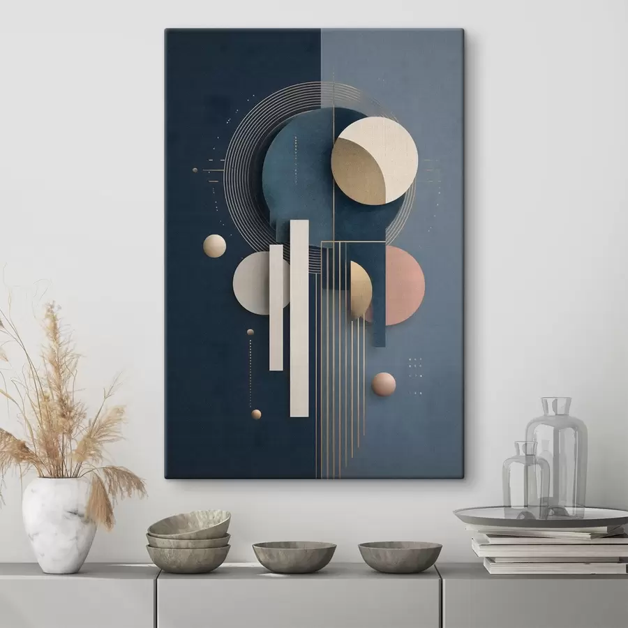 Obraz Abstraktní geometrie Č. s49430