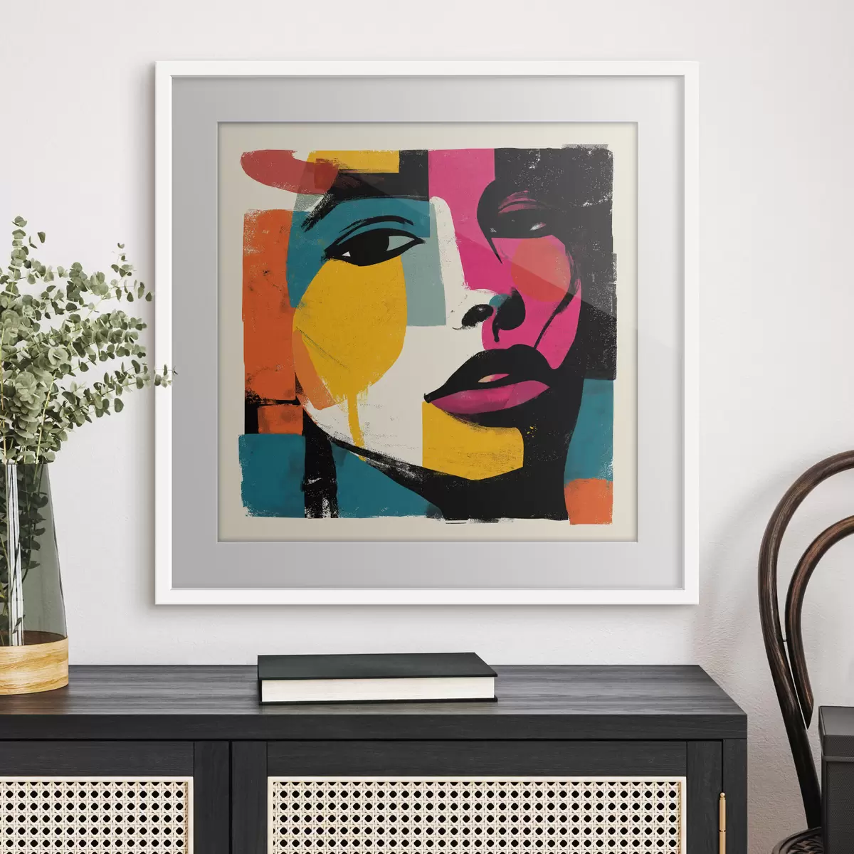 Poster Abstraktní tvář f49543