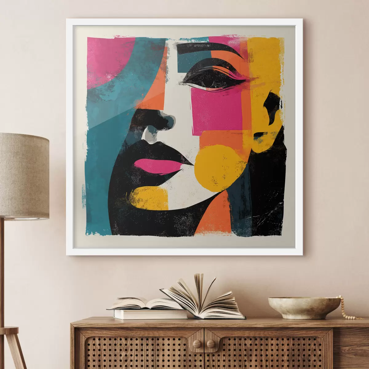 Poster Abstraktní tvář f49544