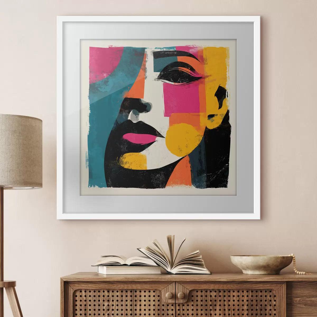 Poster Abstraktní tvář f49544